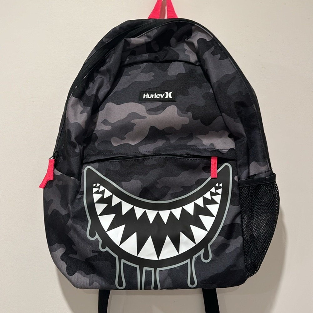 Hurley NWT shark backpack